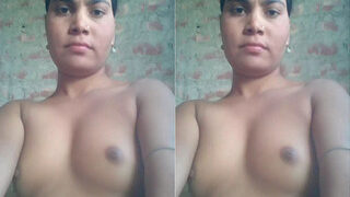 Desi Village Bhabhi Shows Her Boobs And Pussy Part 2 | Viral MMS Desi