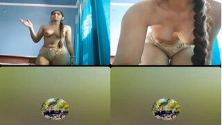 Desi Girl Shows Her Nude Body To Lover On VC Part 2 | Viral MMS Desi