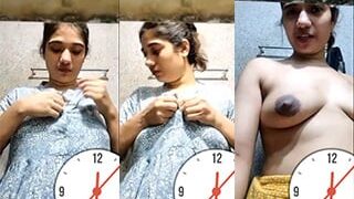 Sexy Desi Bhabhi Shows For Lover On VC | Viral MMS Desi