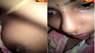 Hot Desi Girl Shows Boobs On VC | Viral MMS Desi