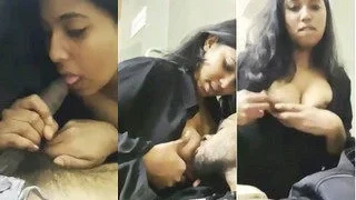 Desi Girl Boobs Sucking And Sucking Dick | Viral MMS Desi