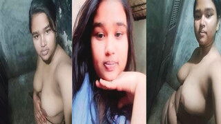 Horny Desi Girl Bathing And Fingering | Viral MMS Desi