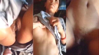Desi Girl Boobs Pressing And Fucking | Viral MMS Desi