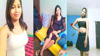 Sexy Desi Girl Striping And Bathing | Viral MMS Desi