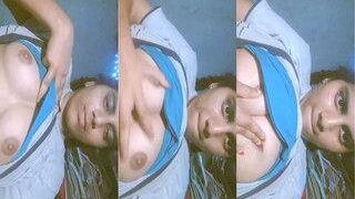 Cute Desi Girl Shows Boobs | Viral MMS Desi