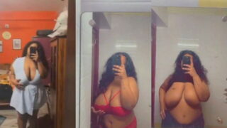 Desi BBW Girl Shows For Lover | Viral MMS Desi