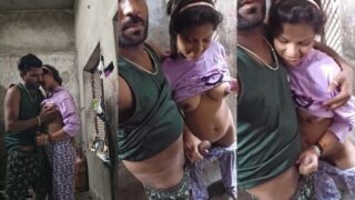 Horny Desi Wife Handjob And Standing Fucking | Viral MMS Desi
